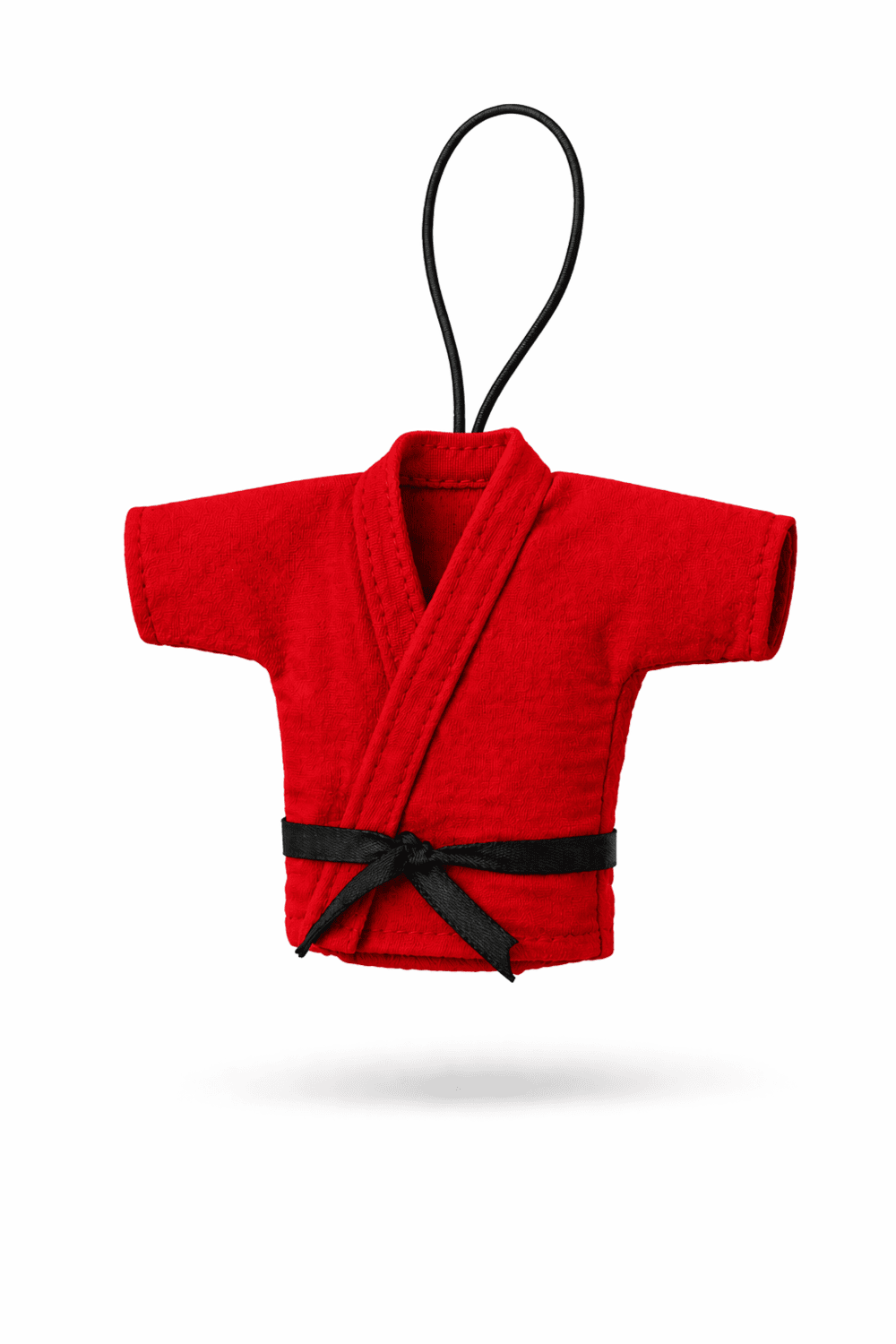 Лицевая сторона красной сувенирной курточки карате Одобрено федерацией A.I.K.O. — аксессуар в машину КАЙТОГИ