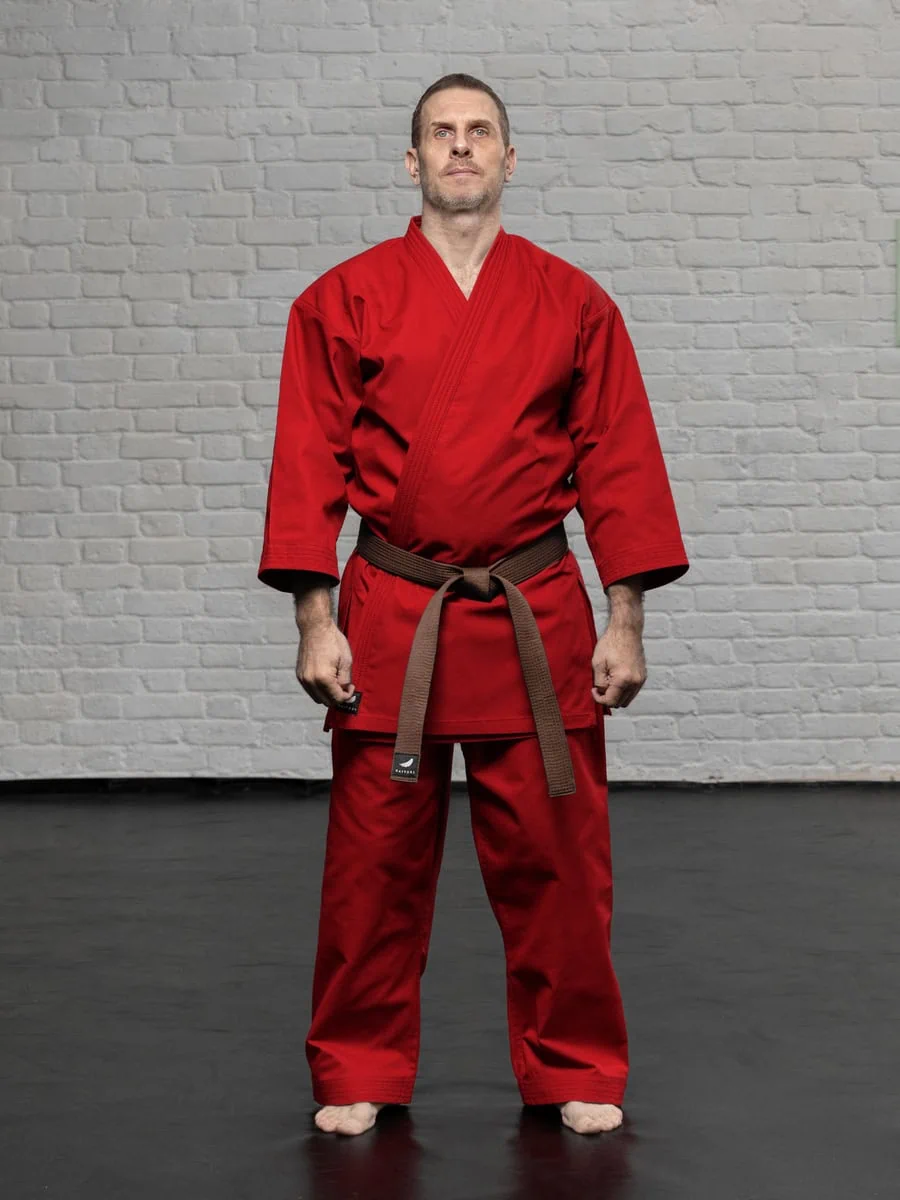 красная куртка карате KAITOGI K1 полный рост форма для киокушинкай и кумите dogi