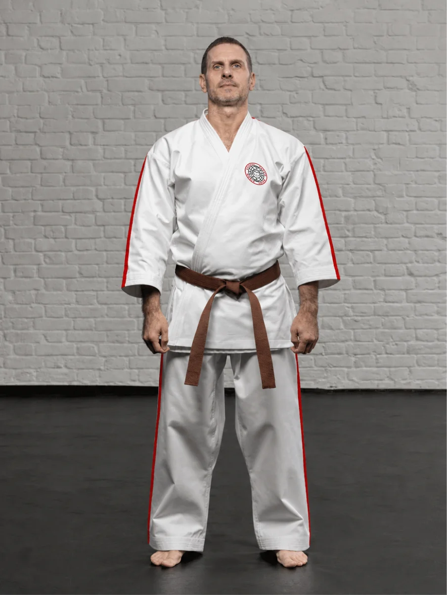 Кимоно Косики Карате К3М2 с официальной символикой Koshiki Karate World Union