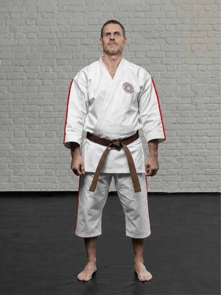 Кимоно Косики Карате К3М4 с нашивкой Koshiki Karate World Union