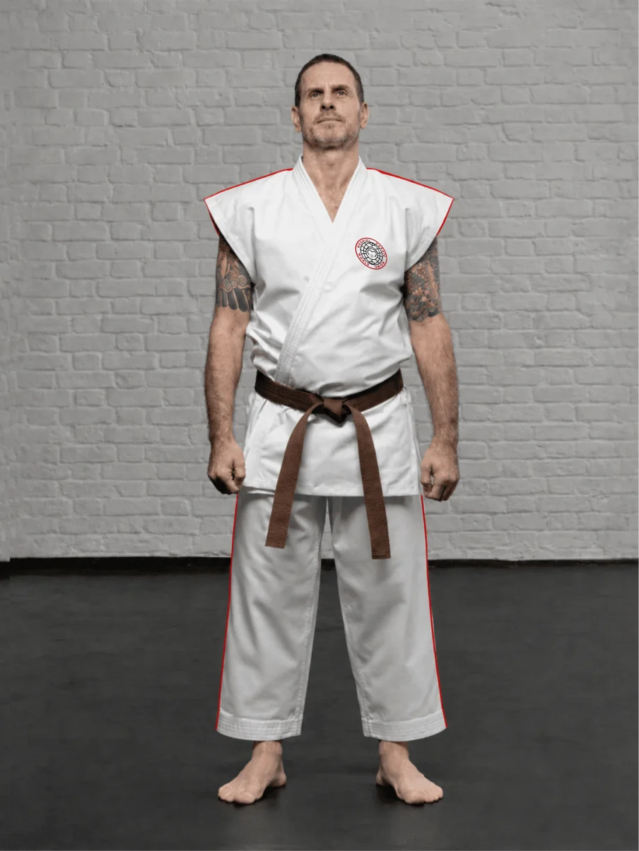 Кимоно Косики Карате К6М3 с символикой Koshiki Karate World Union