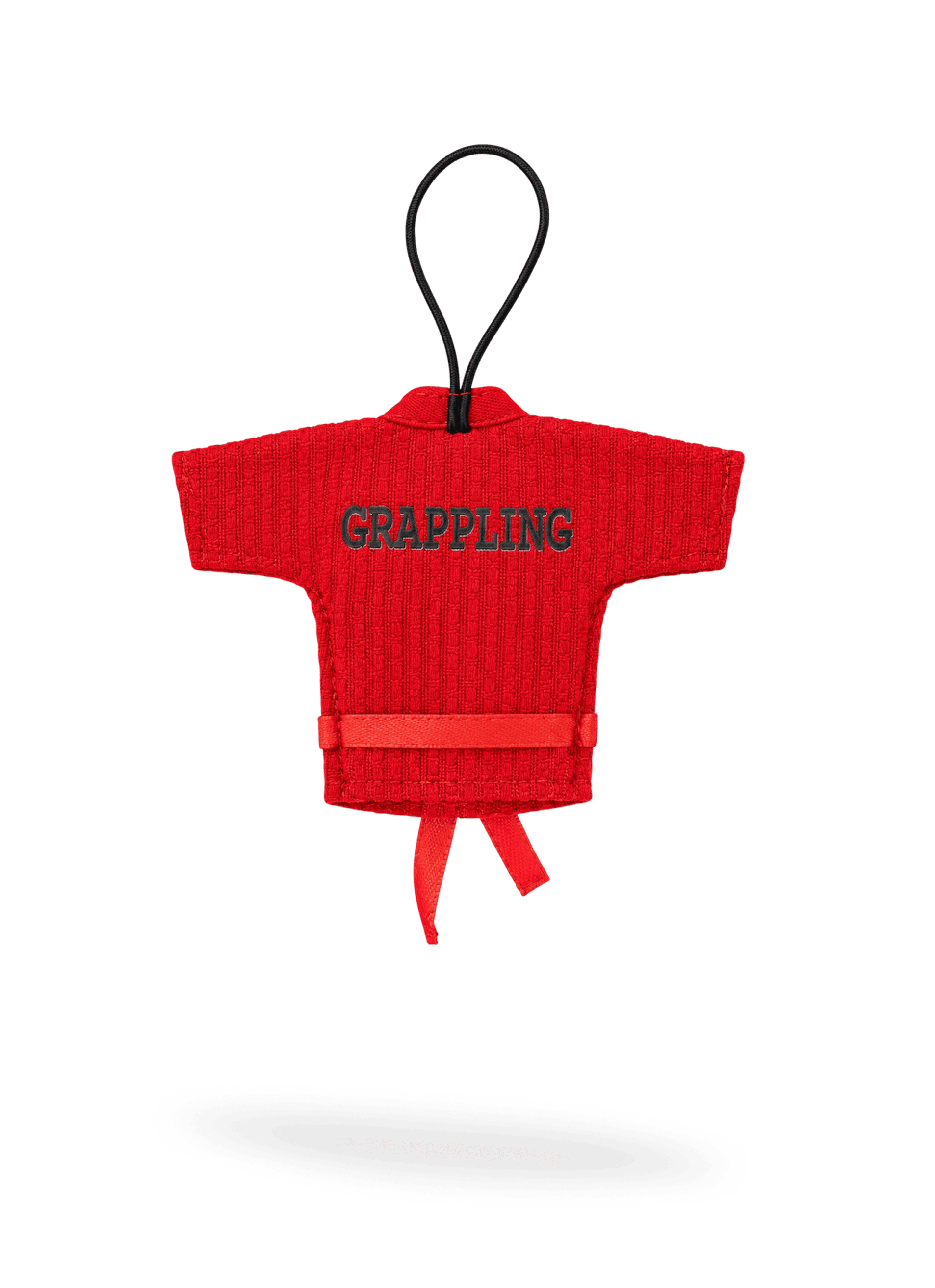Красный сувенирный брелок-кимоно KAITOGI с надписью GRAPPLING на спине