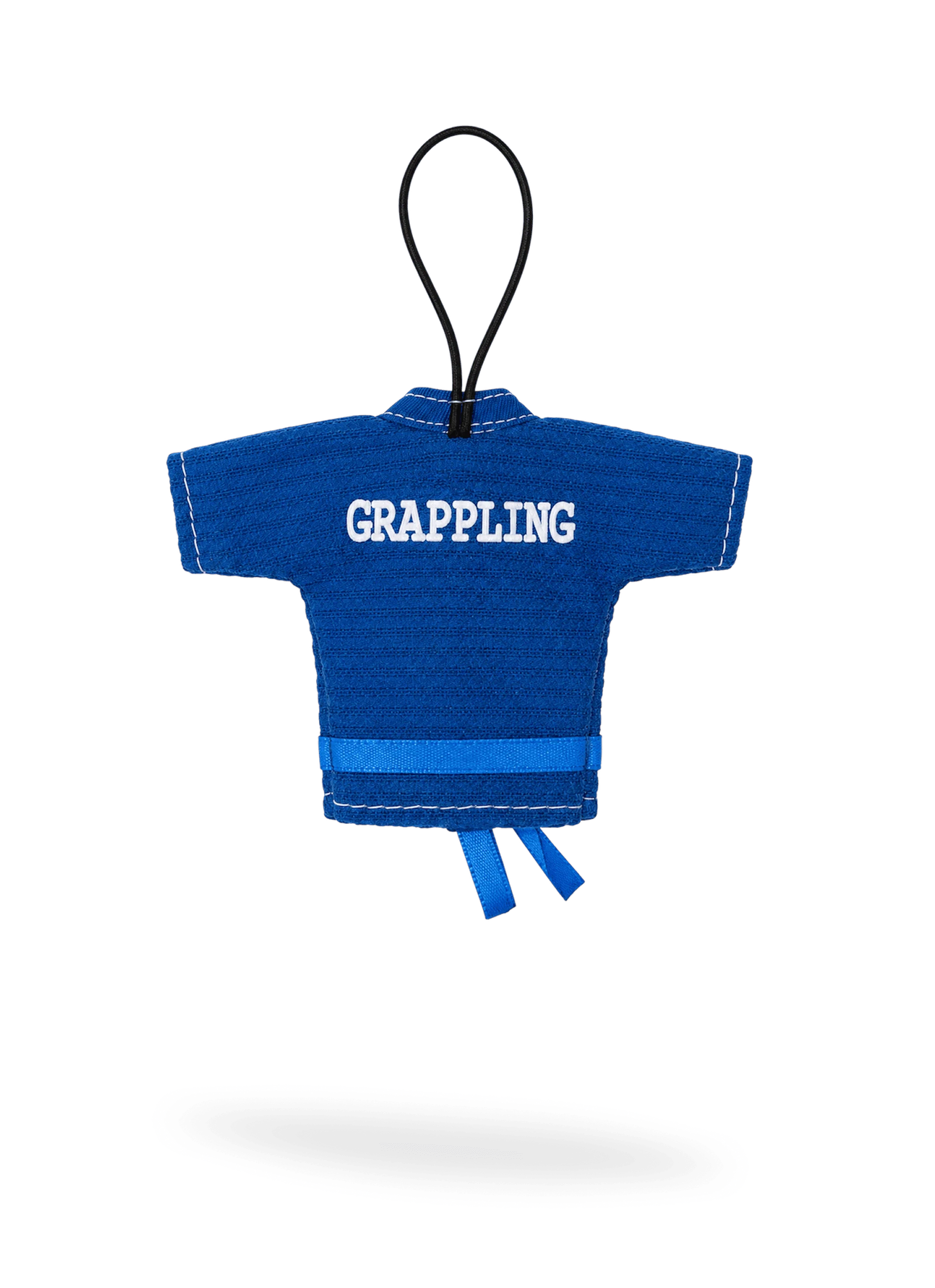 Синий брелок-кимоно KAITOGI для грэпплинга с надписью GRAPPLING на спине