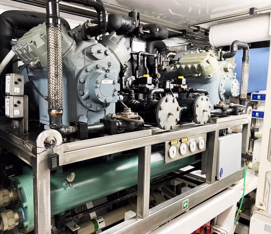 advanced marine installation in a ship