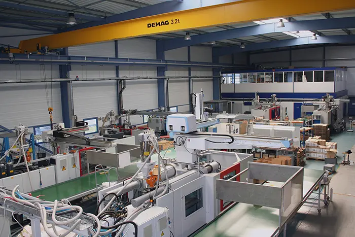 Photo intérieur de l'usine LES