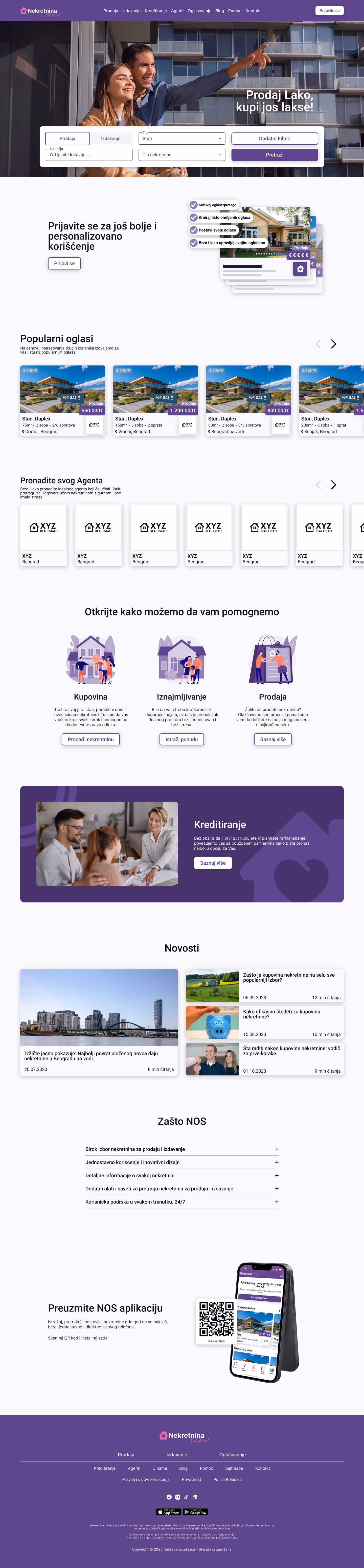 Nekretnine od srca home page