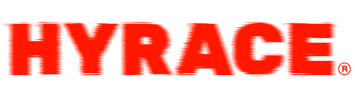 logo hyrace rouge