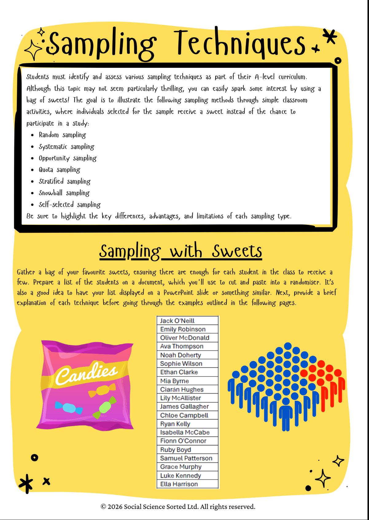 image of a document with faqs (for a productivity tools business)