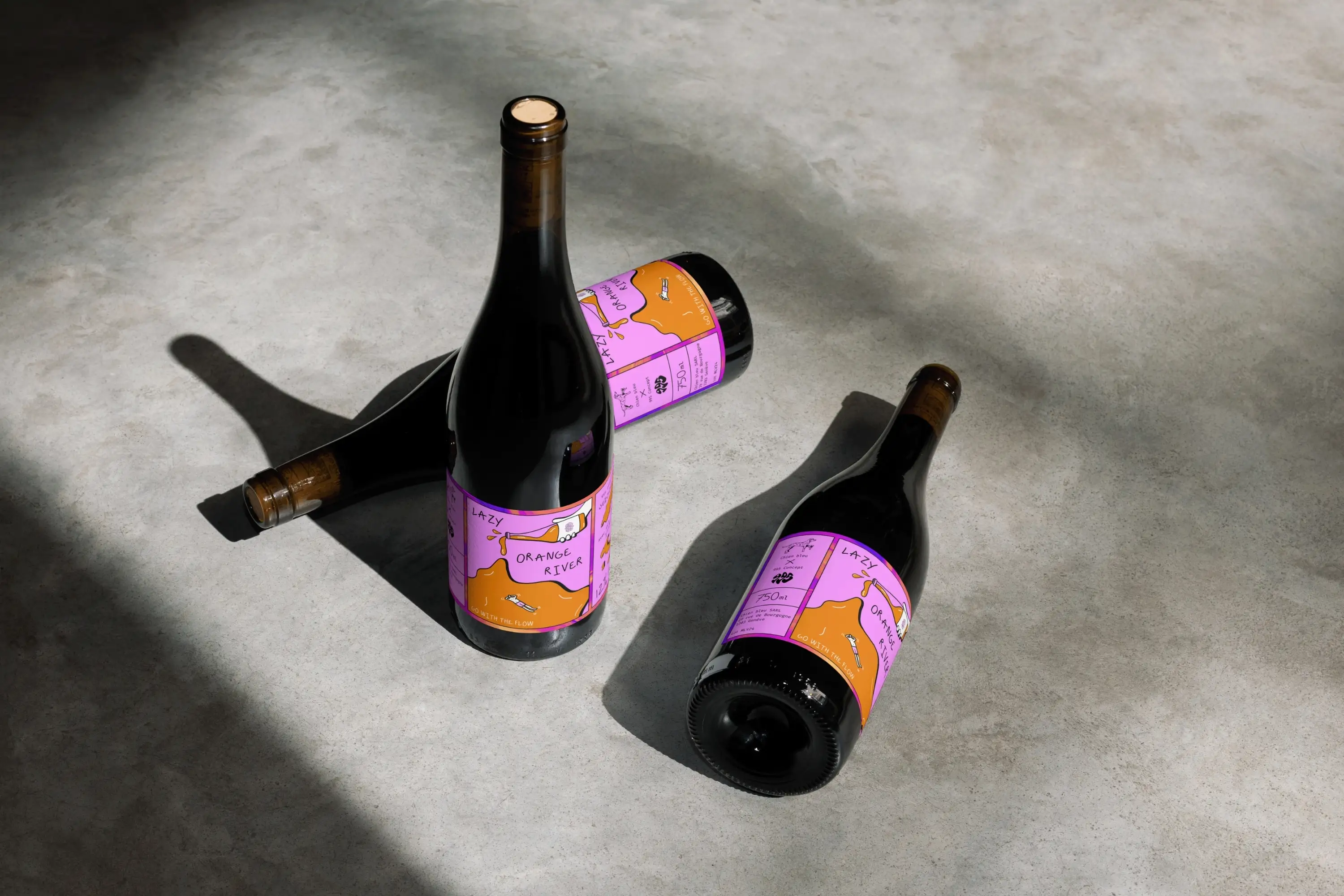 Wine label for 995 Concept and Chien Bleu by BOHA Branding