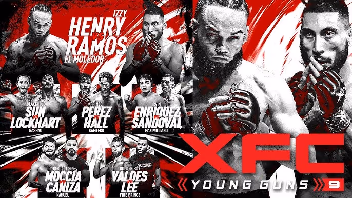 A high-resolution photo of an XFC fighter ready for a match.