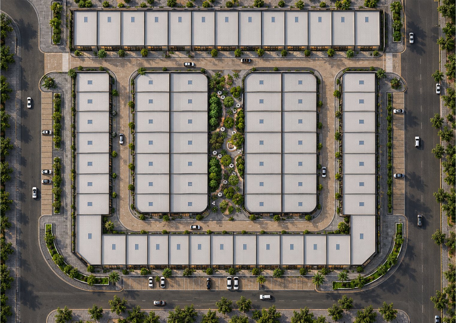 Dubai Fintech Park masterplan showing confirmed occupier zones