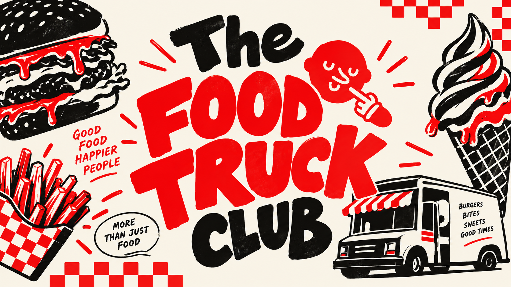 Central spine food-truck line at Dubai Creative Park