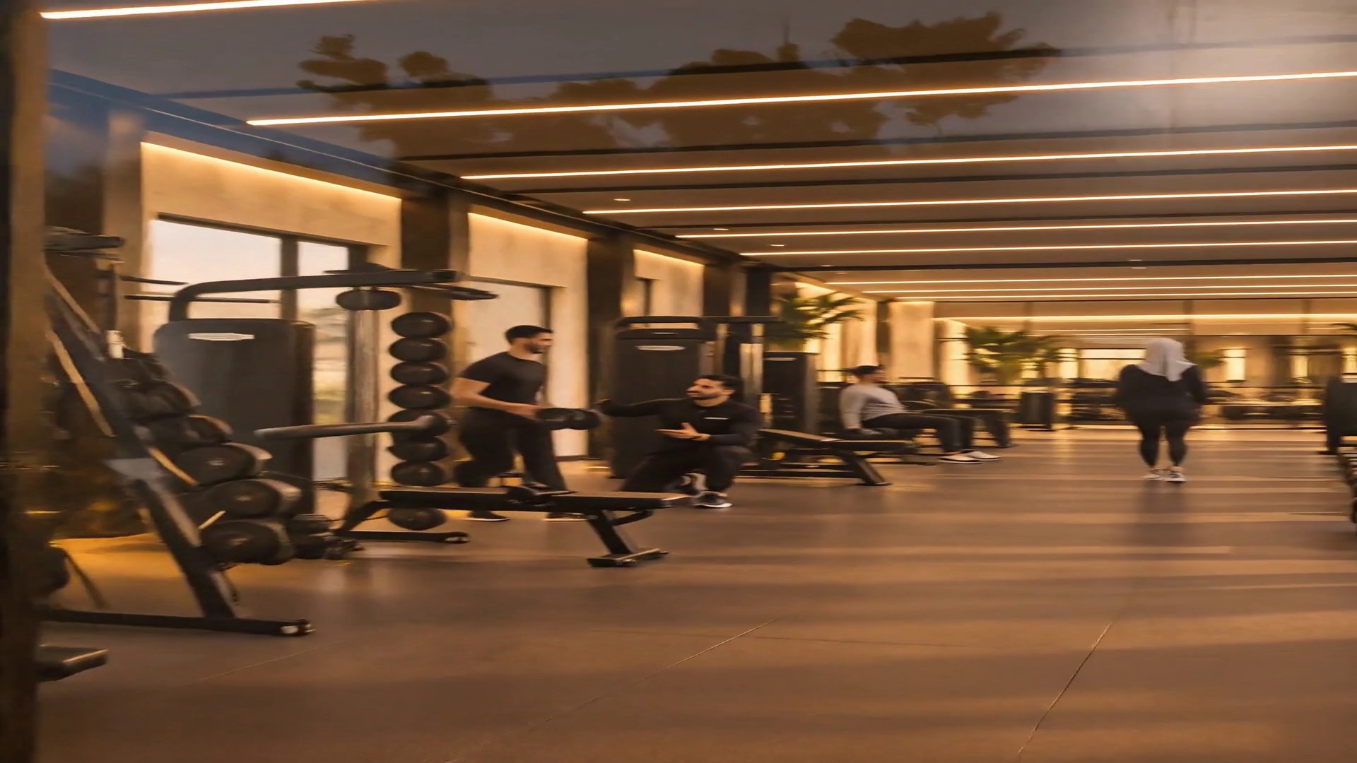 The Club 15 gym with cardio and strength equipment