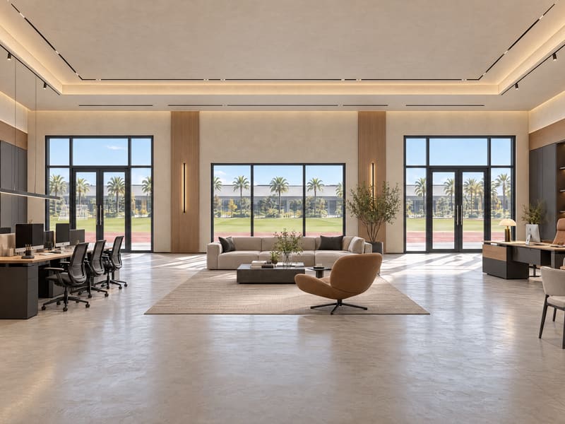The Gulfalts office at Dubai Creative Park.