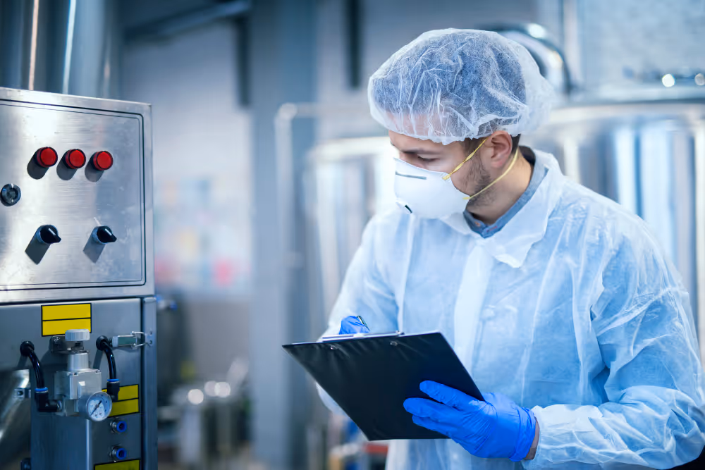 HACCP Prüfer am Prüfen