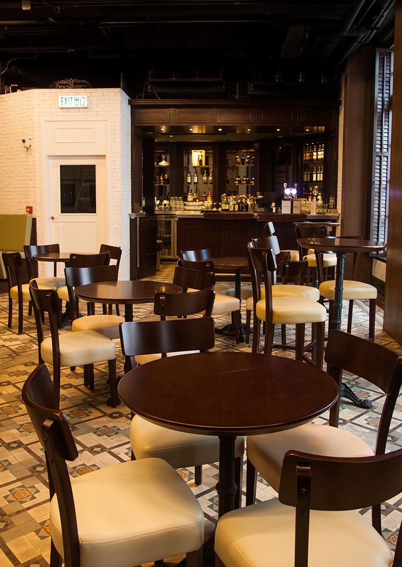 The Fringe Diary facing the bar