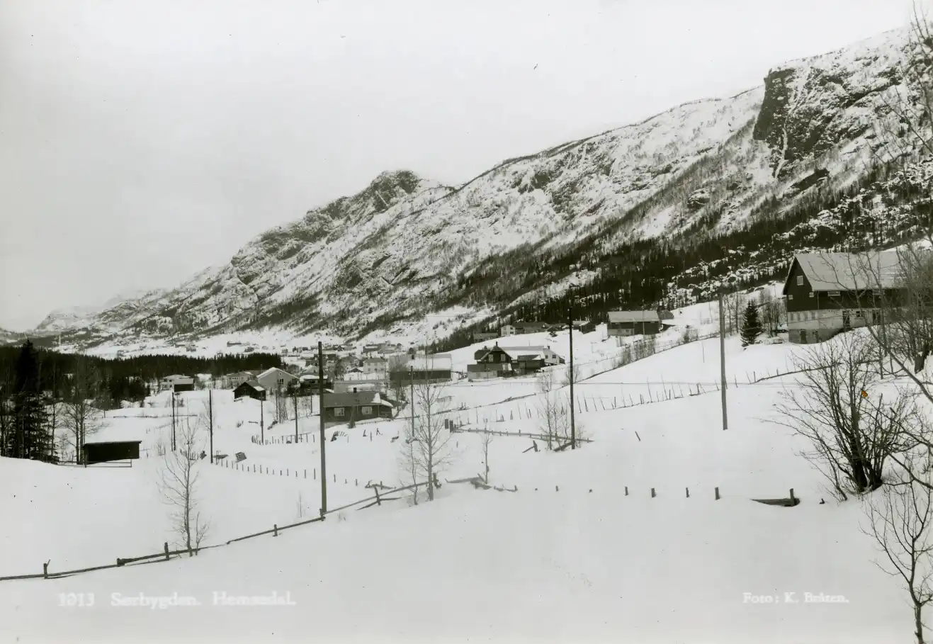 Historisk bilde fra Hallingdal