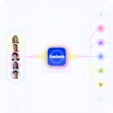 Twism flow connecting customers