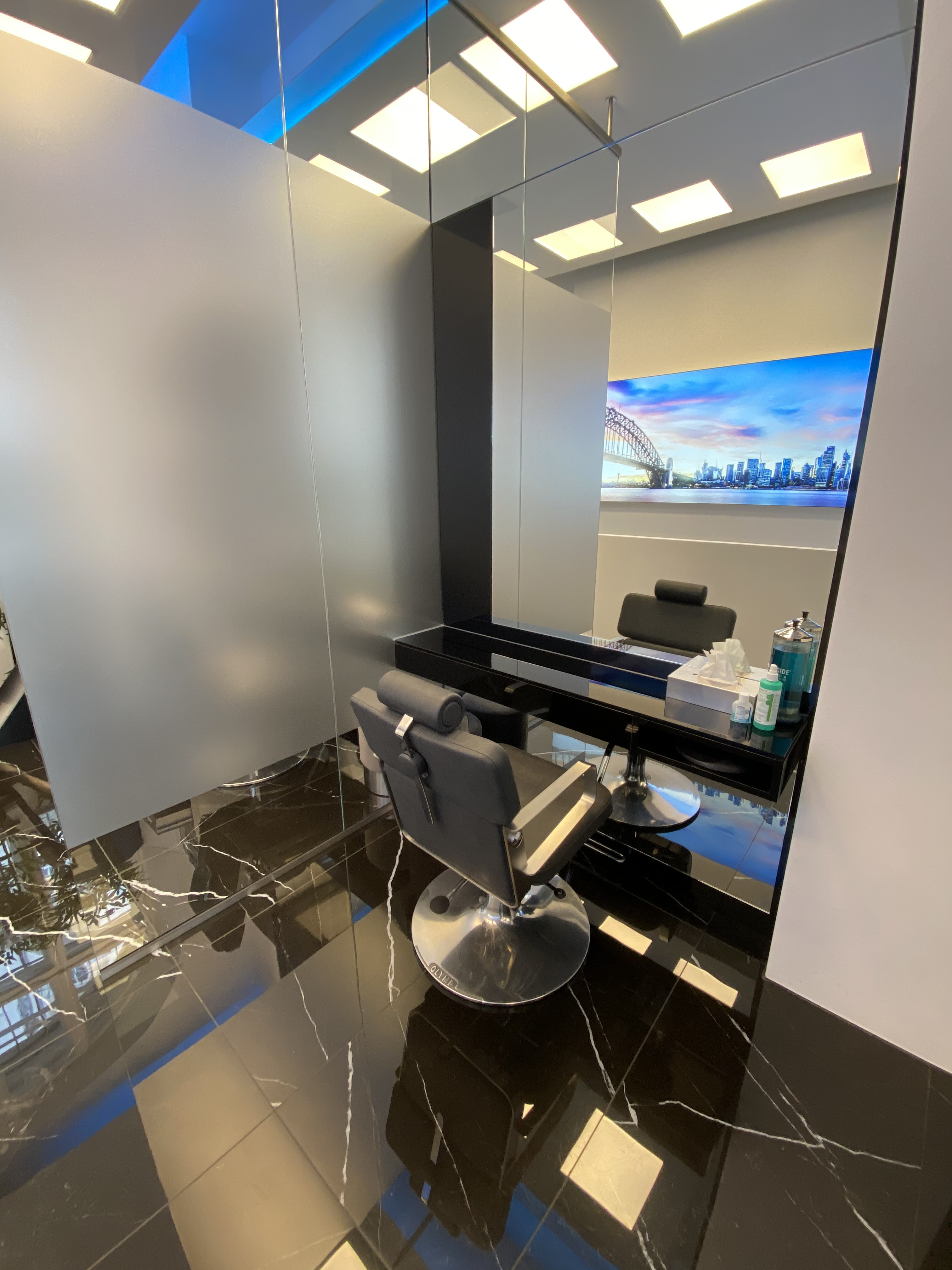 Air-conditioned rooms