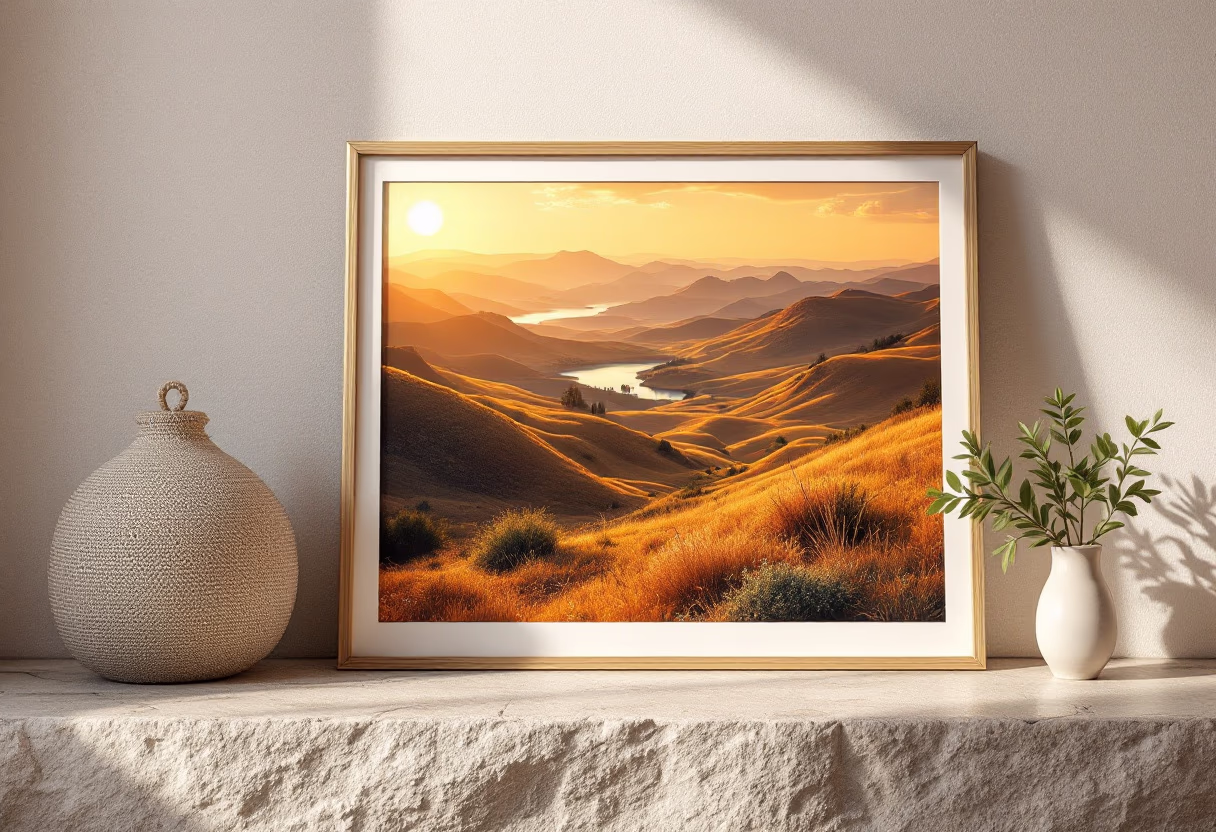 image of art print for sale (for an art gallery)