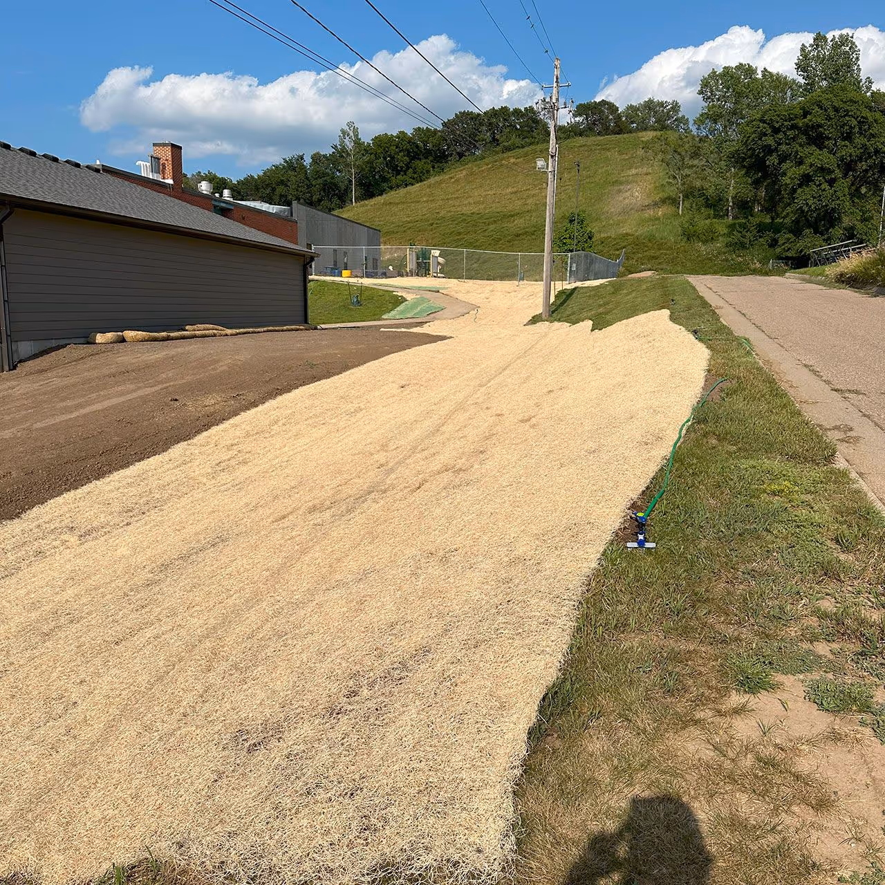 New lawn with premium turf from Highland Lawn & Landscaping