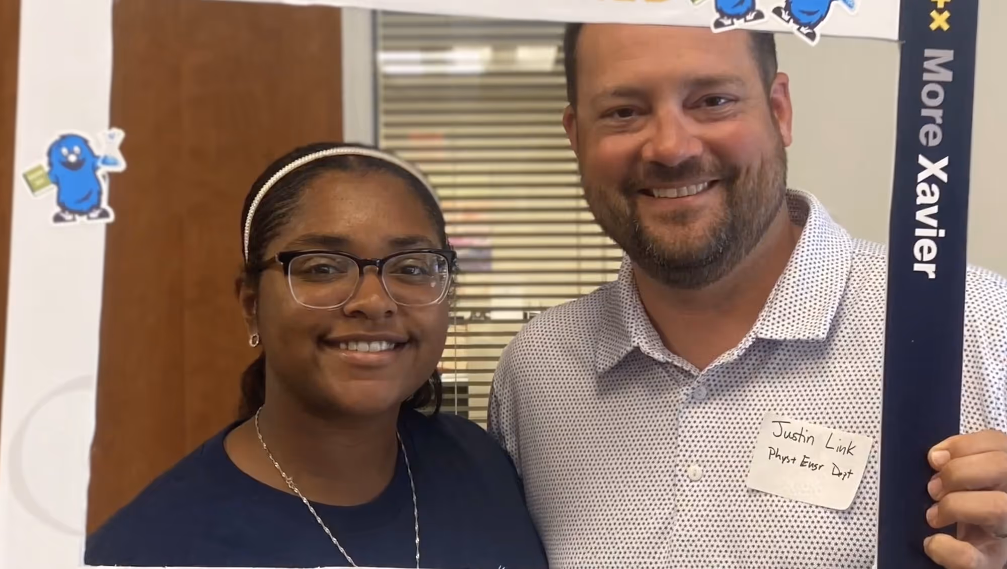 Faculty and students happy to be working together.