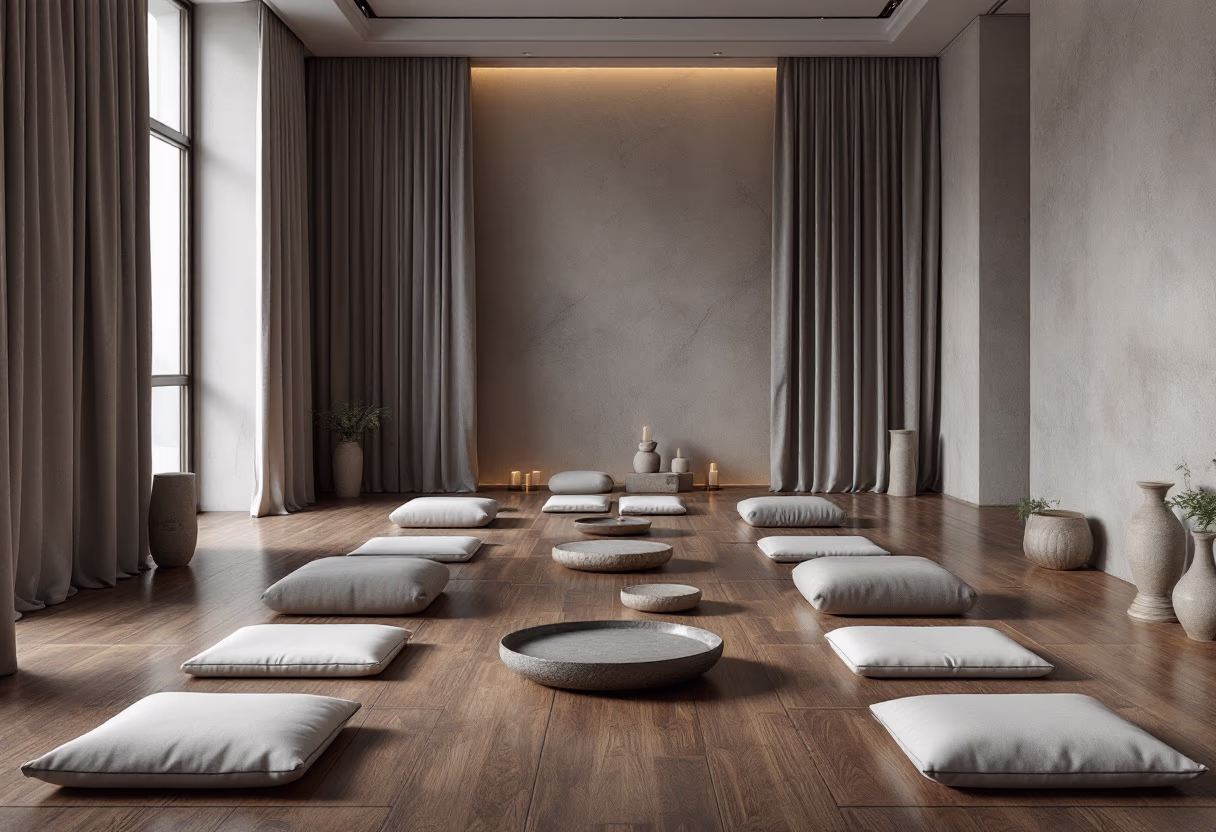 meditation room for wellness center