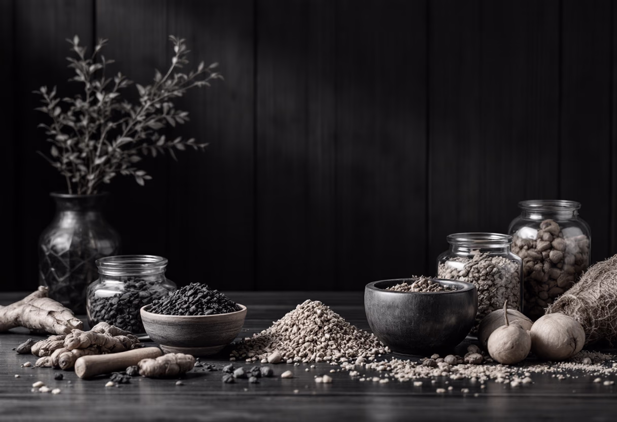 refined apothecary setting