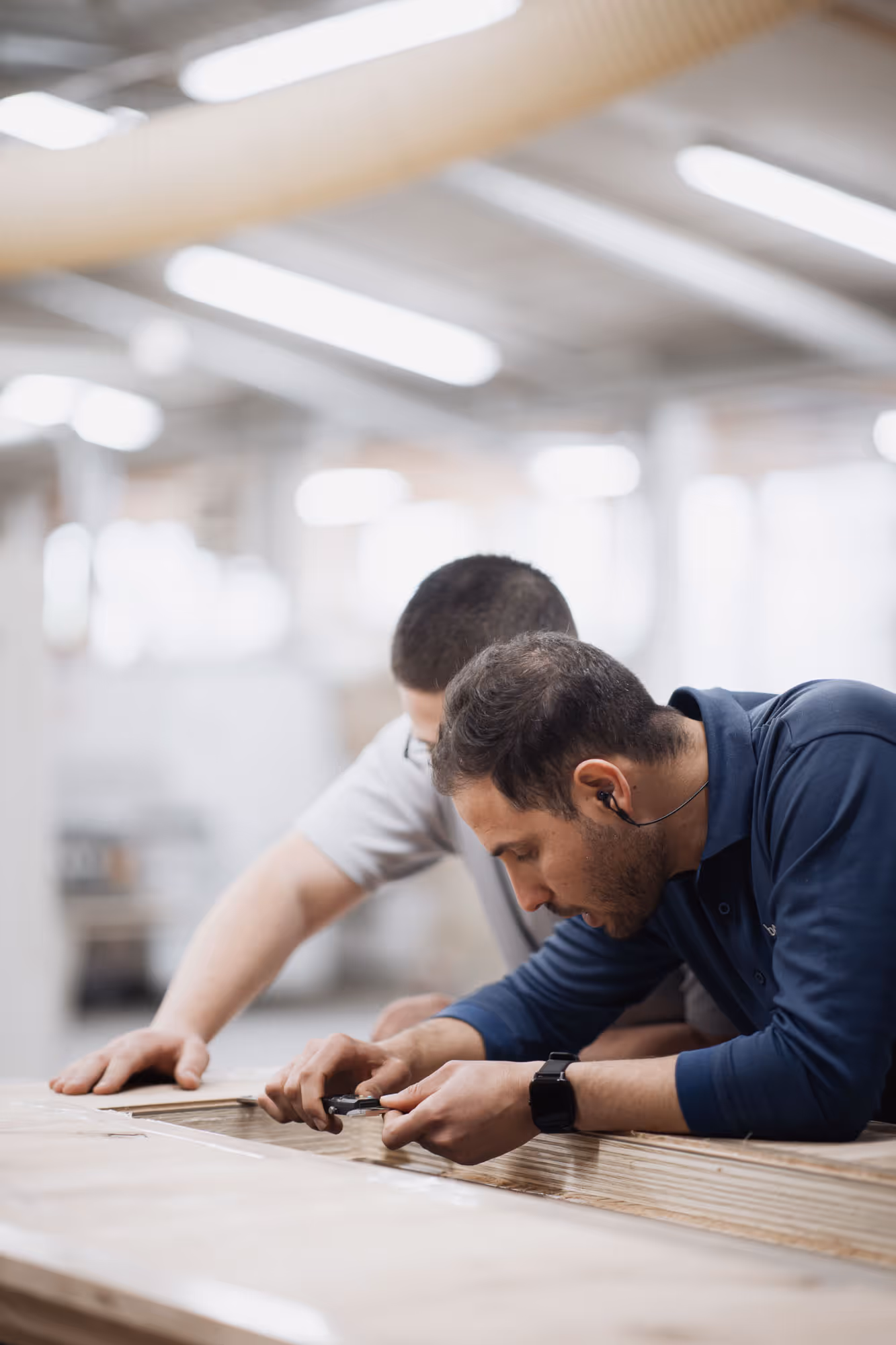 Millimeterarbeit in der Tischlerei