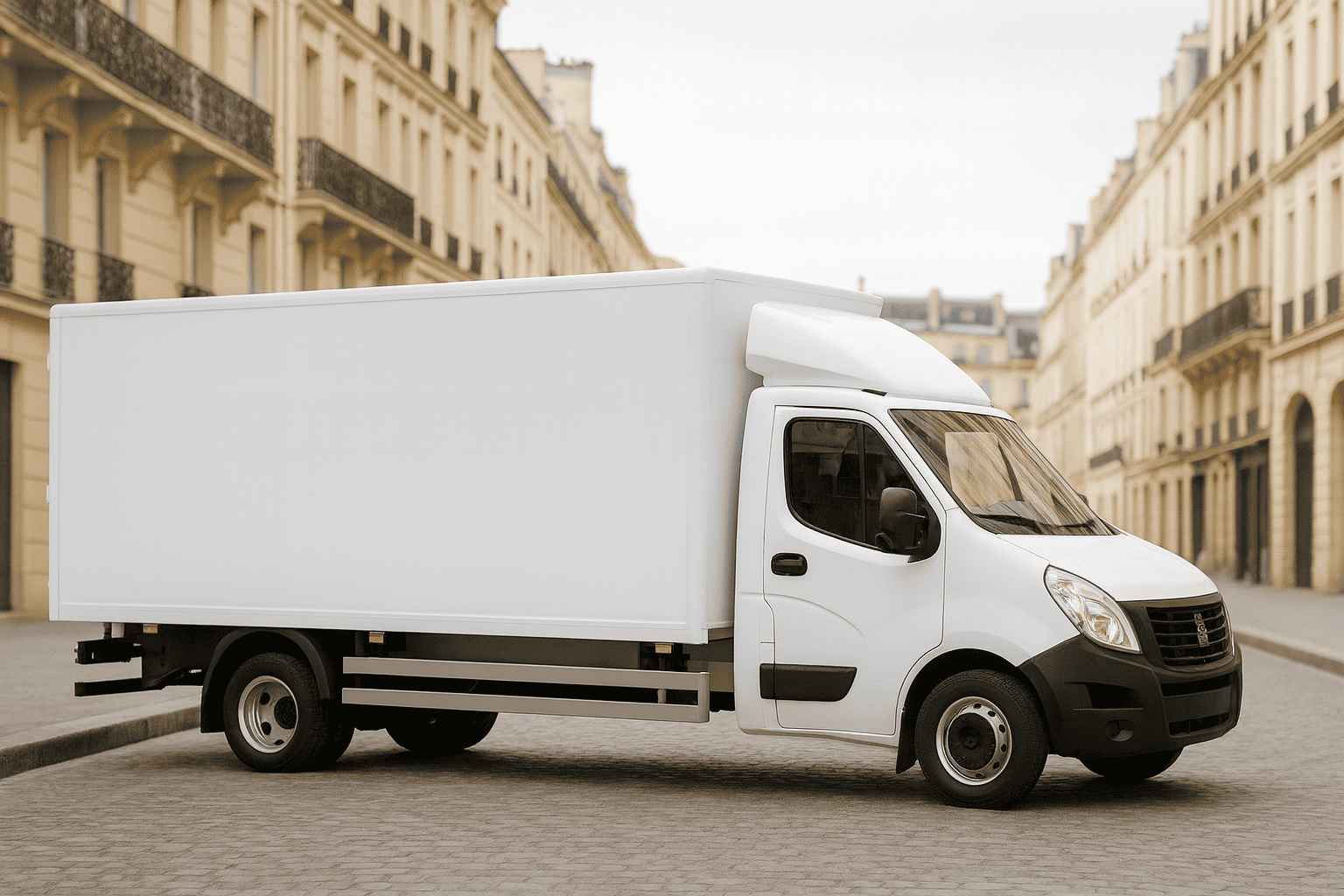 Fourgon utilitaire blanc destiné aux professionnels – Financement de véhicules utilitaires pour entreprises