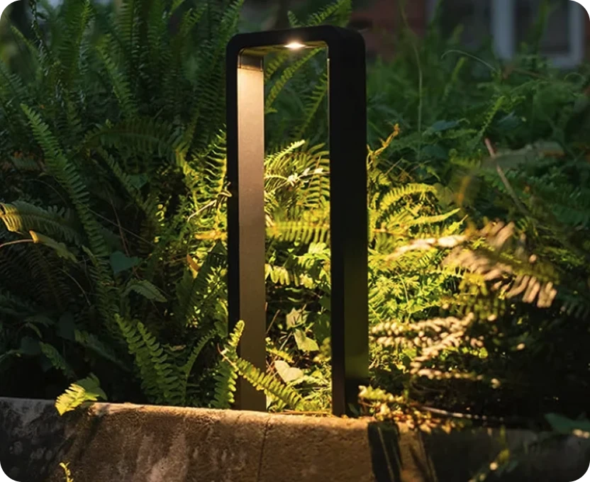 An outdoor lighting