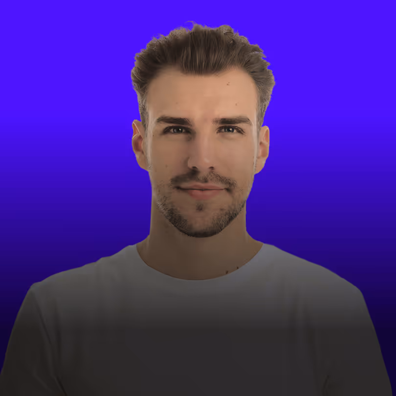 Ein gutaussehnder Mann mit Slick-Back