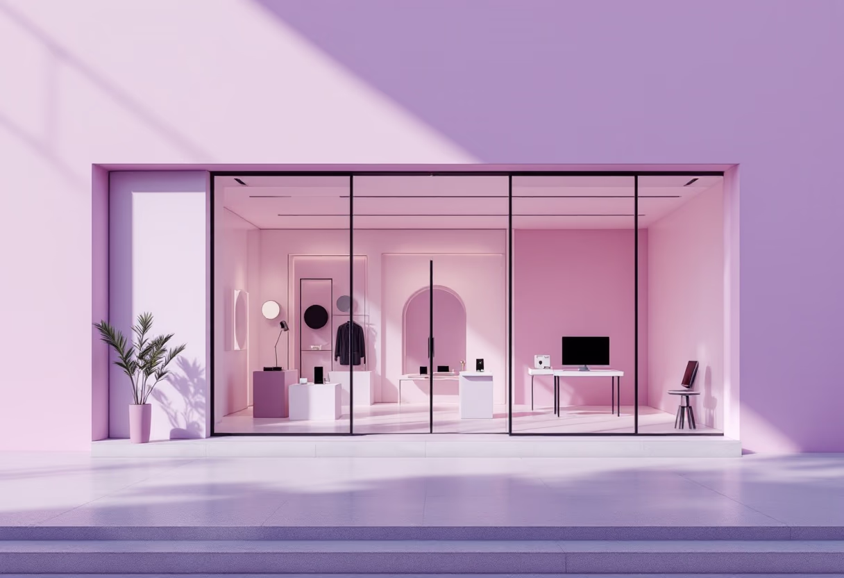 image of physical storefront (for a tech gadgets store)