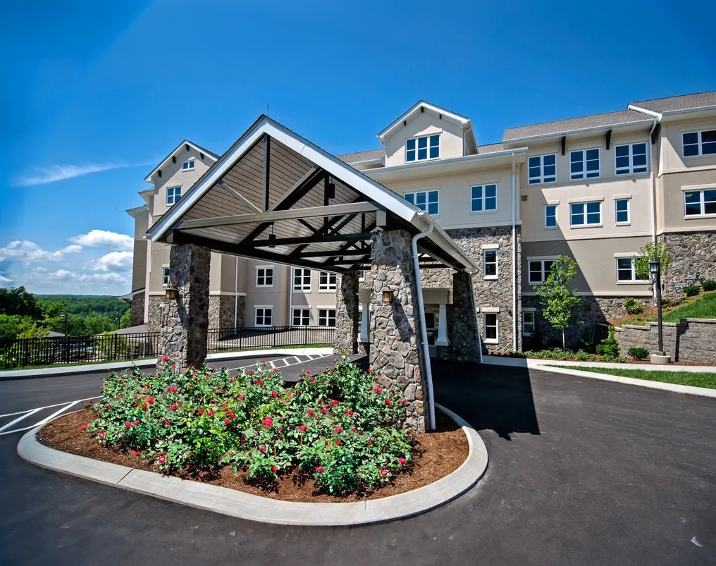 Entrance vestibule of Alexian Village in Chattanooga, TN
