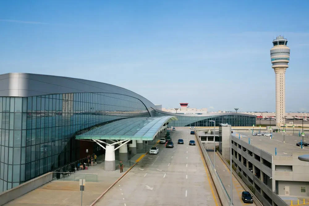 Exterior of Hartsfield-Jackson International Airport project in Atlanta, GA, constructed by Bock Construction.