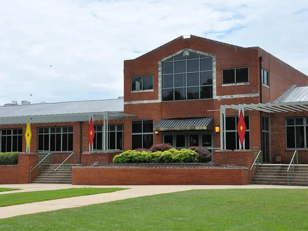 Front view of the Bessie Smith Cultural Center in Chattanooga, TN, renovated by Bock Construction to honor the city’s musical legacy.