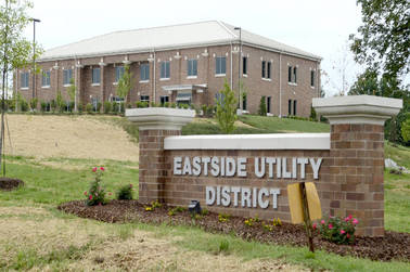 Main building of Eastside Utility District in Chattanooga, TN, constructed by Bock Construction.