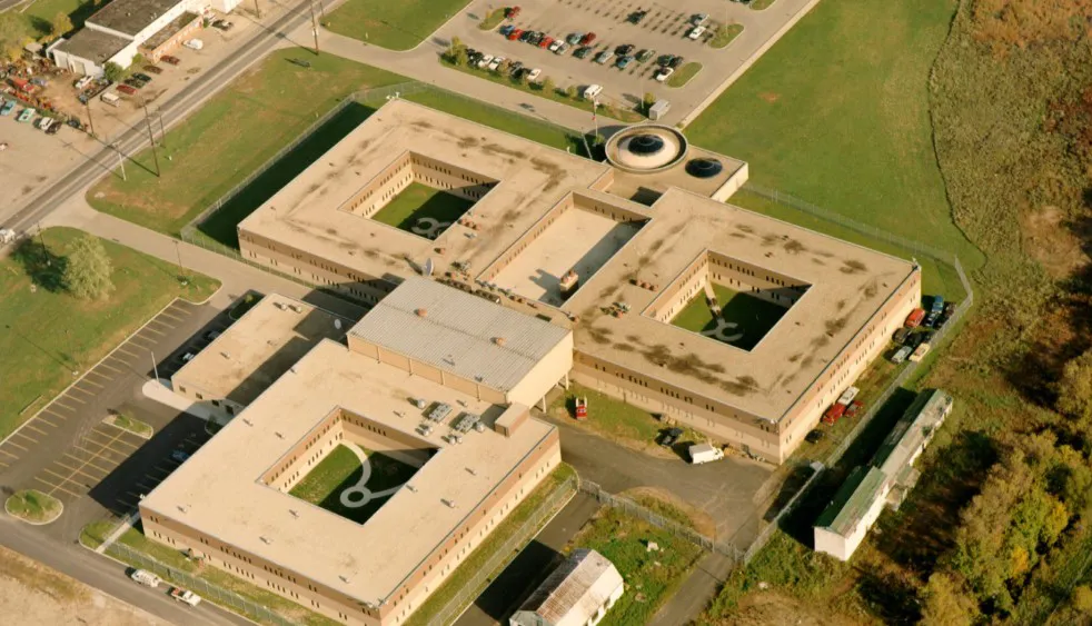 Exterior aerial building view of the 17th and Grand building in Nashville, TN