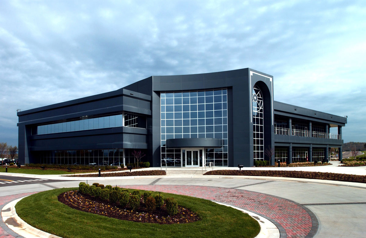 Headquarters exterior of US Xpress in Chattanooga, TN, constructed by Bock Construction.