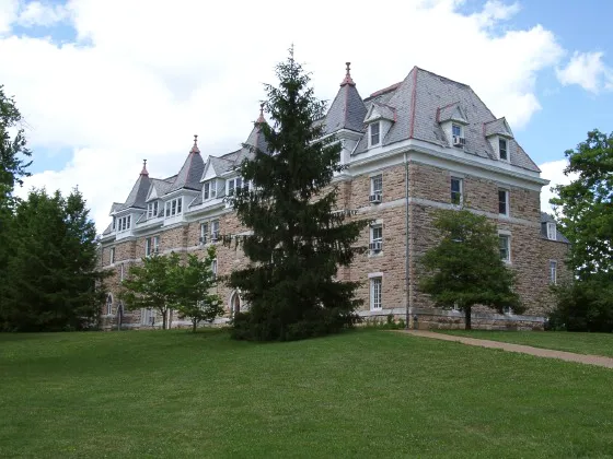 Front view of the academic building at Sewanee, University of the South, in Sewanee, TN, constructed by Bock Construction.