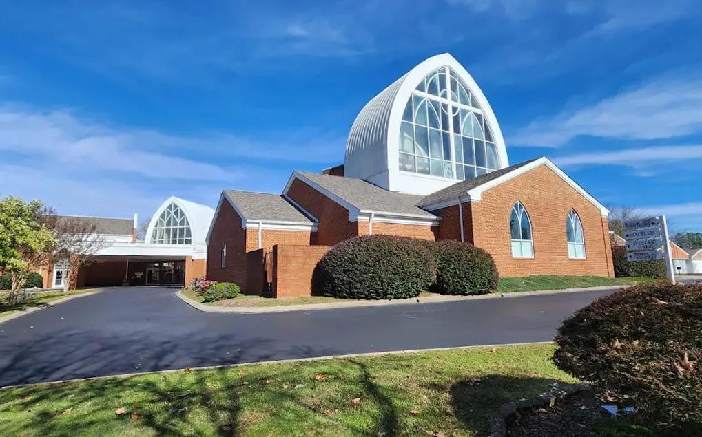 Exterior of Tyner United Methodist Church in Chattanooga, TN, constructed by Bock Construction.