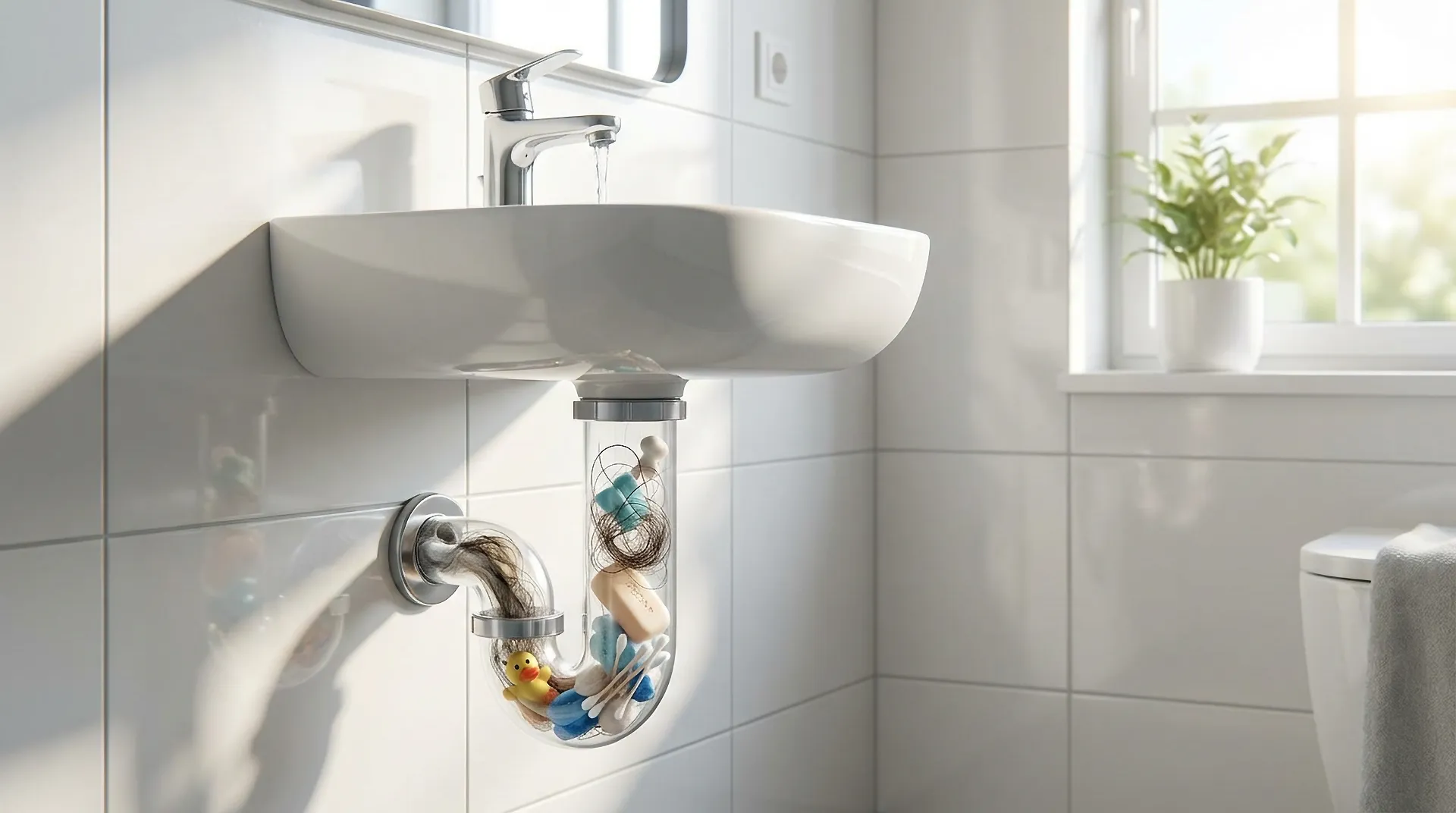 Symbolbild Rohrverstopfung