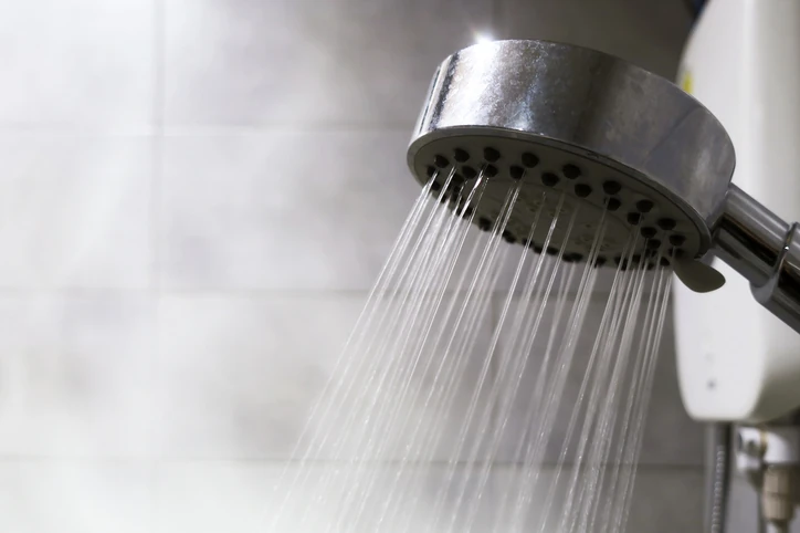 Low-flow toilet and showerhead