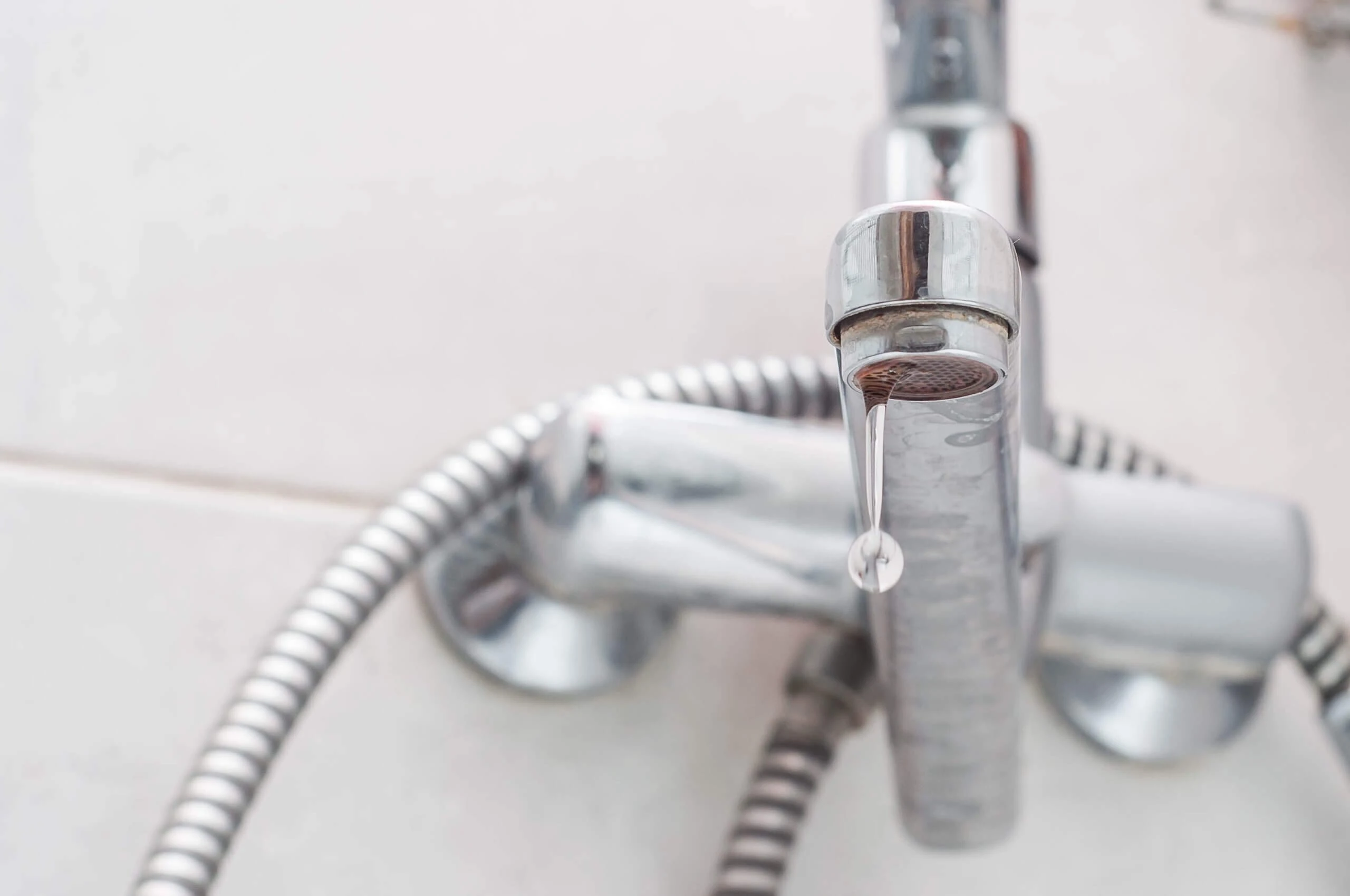 Leaking shower faucet