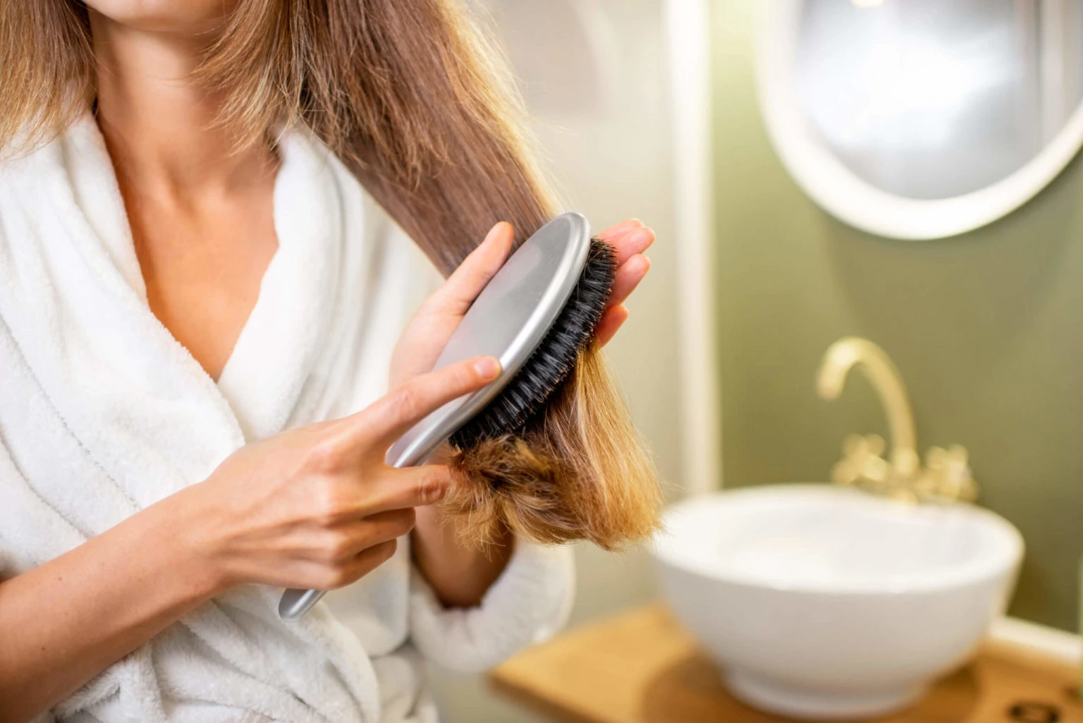 Removing hair clog from drain