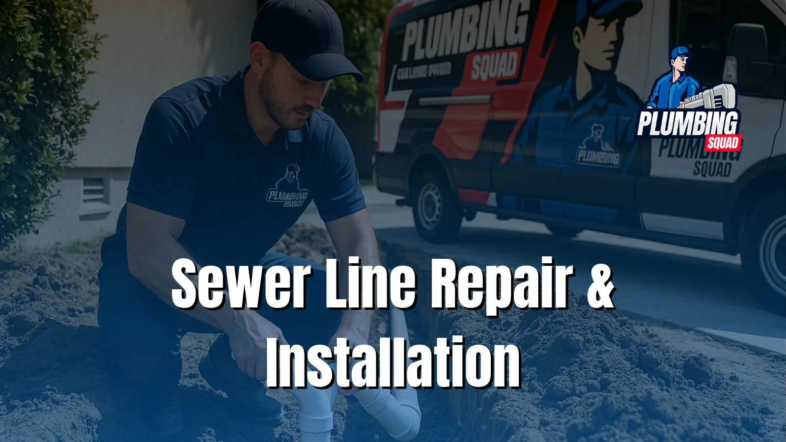 Sewer line repair and installation