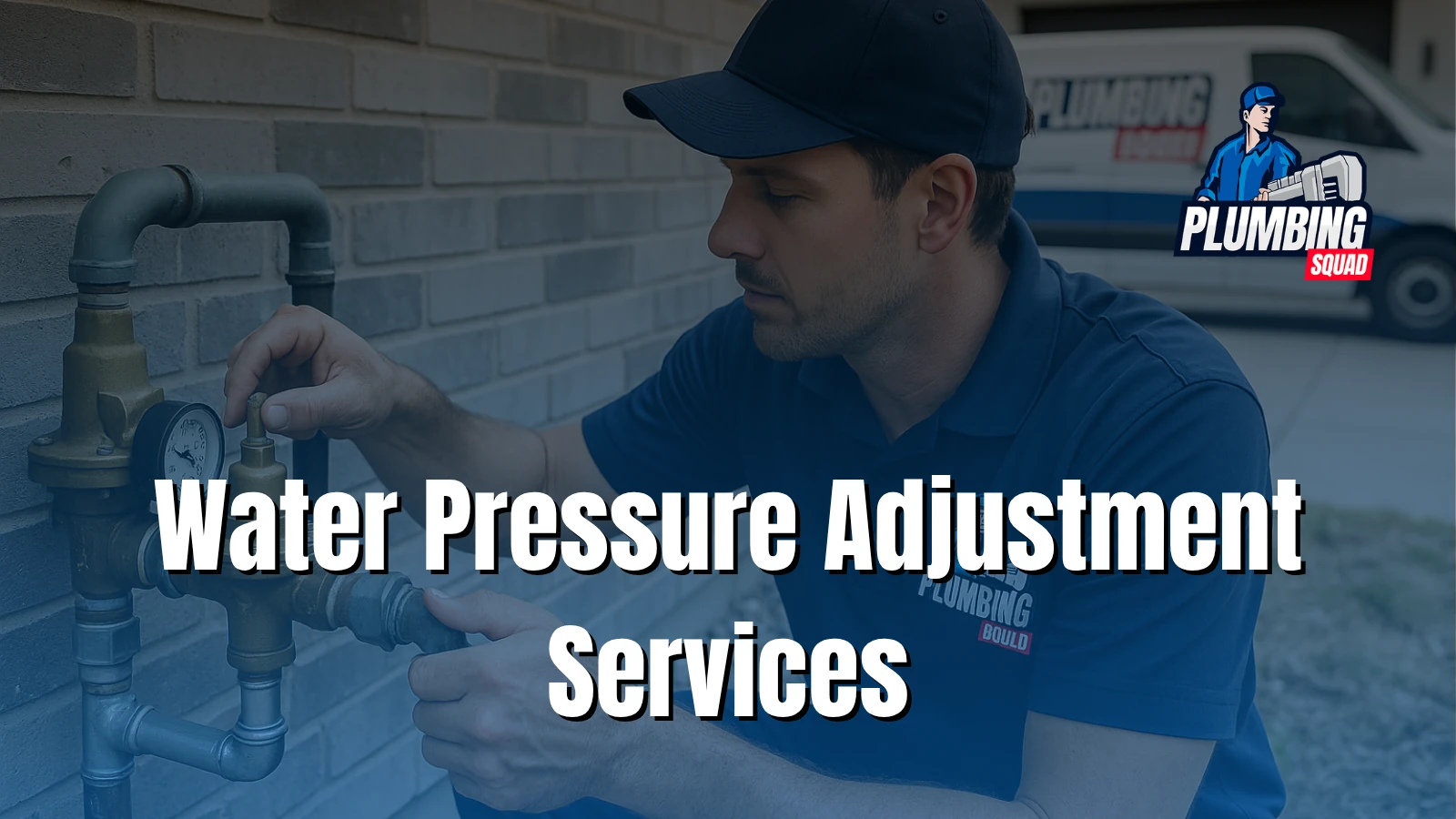 Water pressure adjustment services