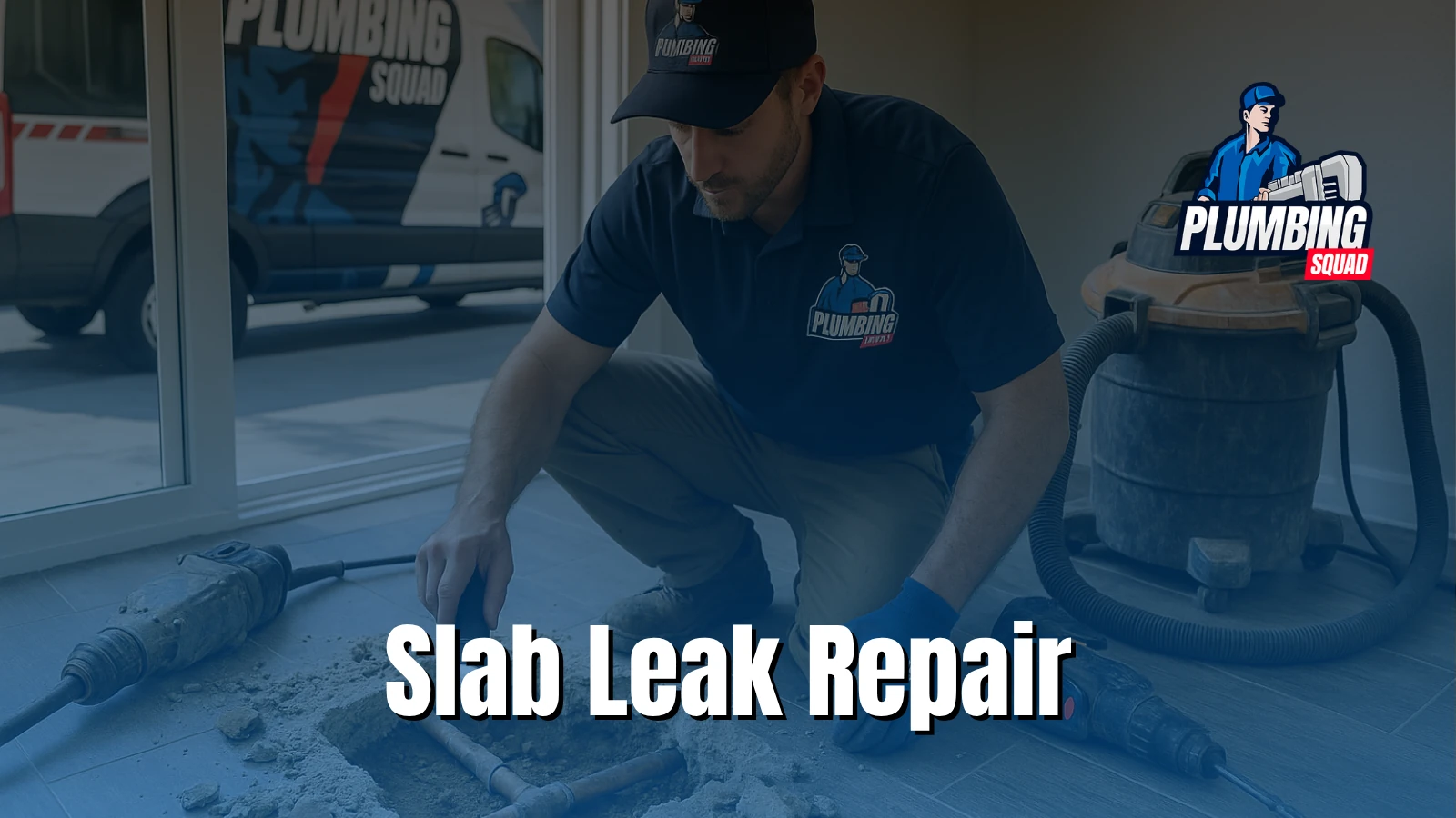 Slab leak repair