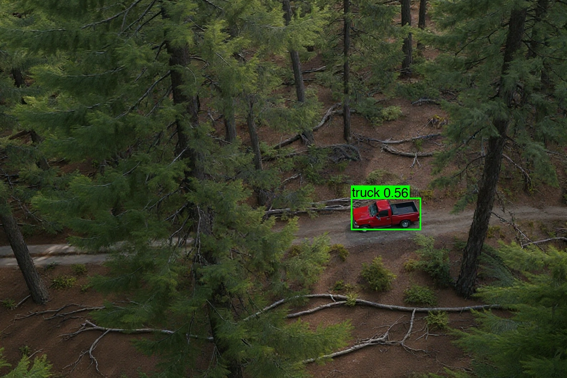 Yrikka vehicle-detection example in clear conditions.