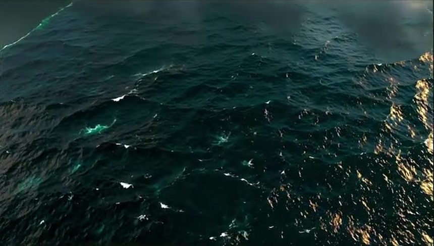 Sea state 4, generated world
